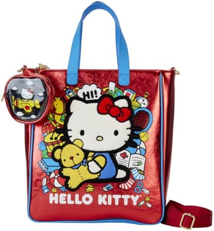 Amazon.com: Loungefly Sanrio Hello Kitty 50th Anniversary Coin Bag
